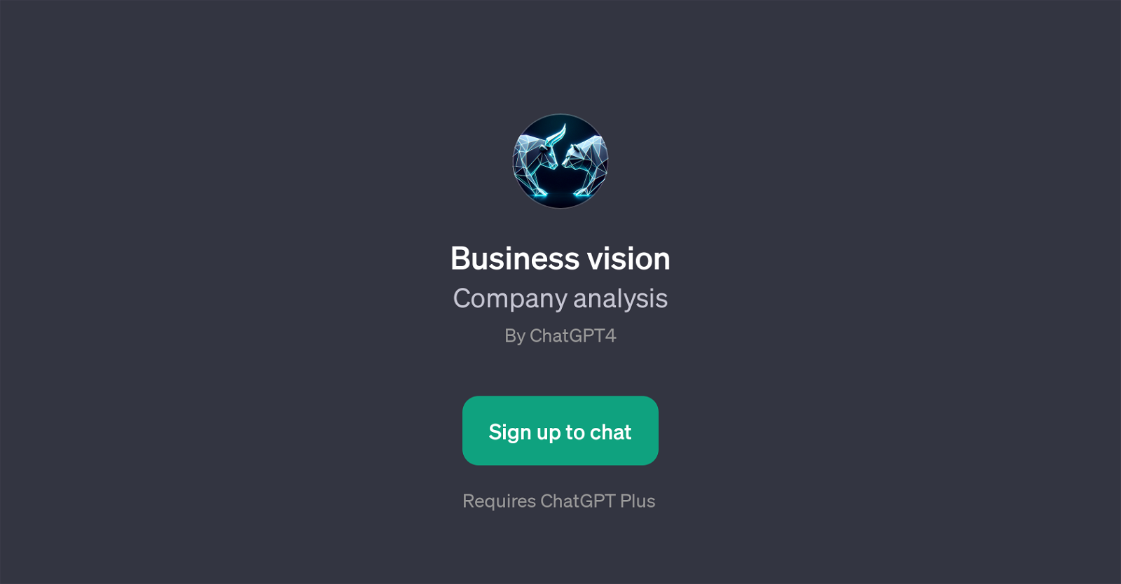 Business Vision website
