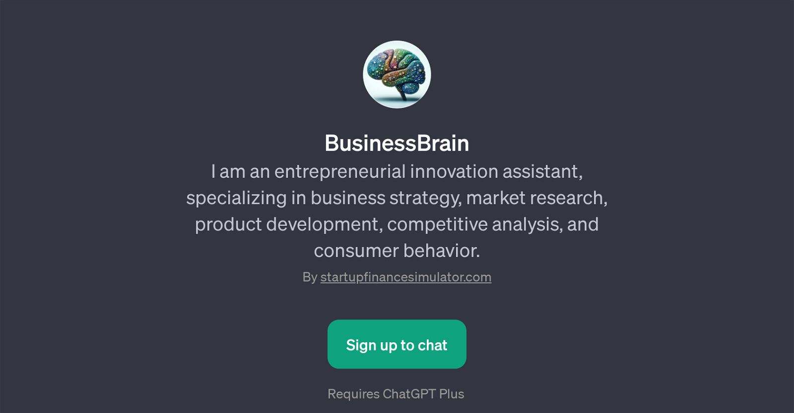 BusinessBrain website