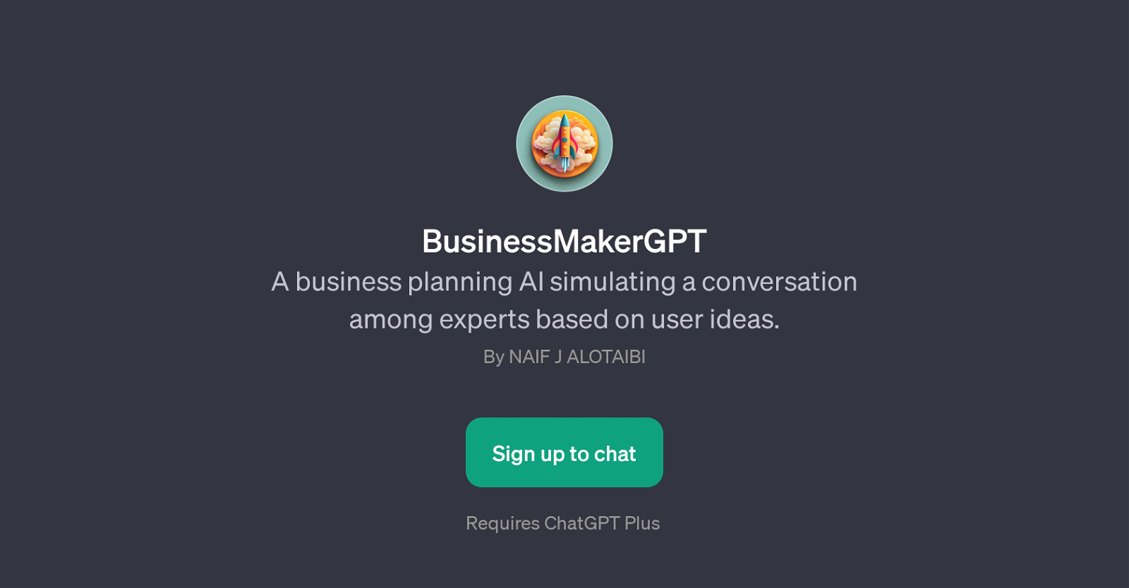BusinessMakerGPT website