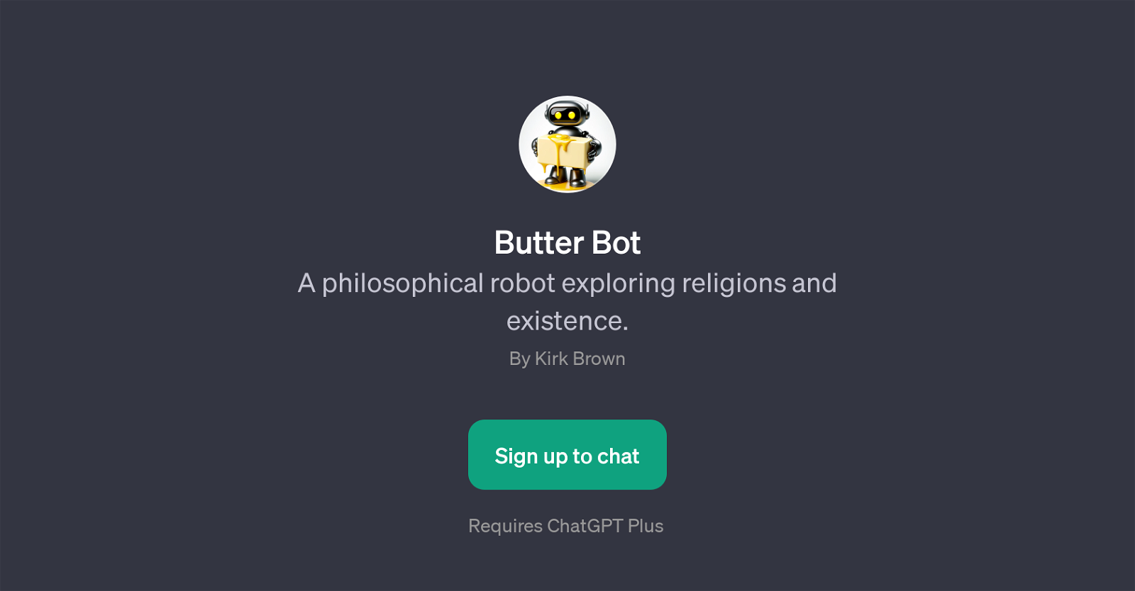 Butter Bot website
