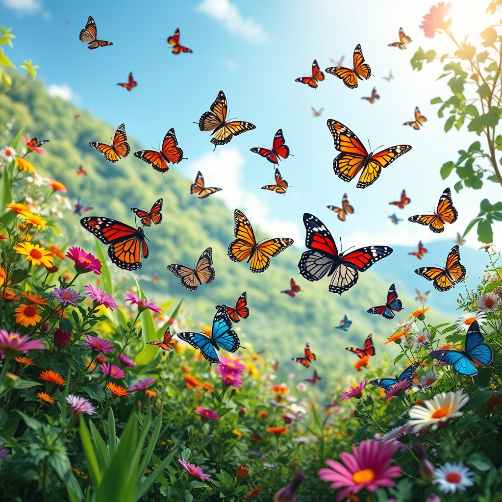 butterfly gen landscape - (Free, No Signup AI Tool)