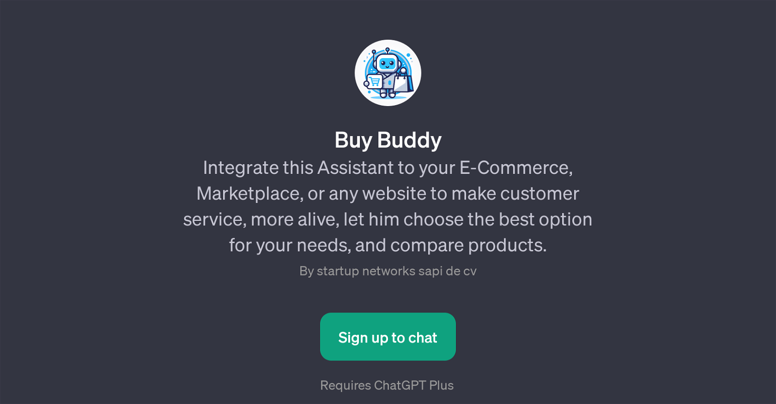 Buy Buddy website