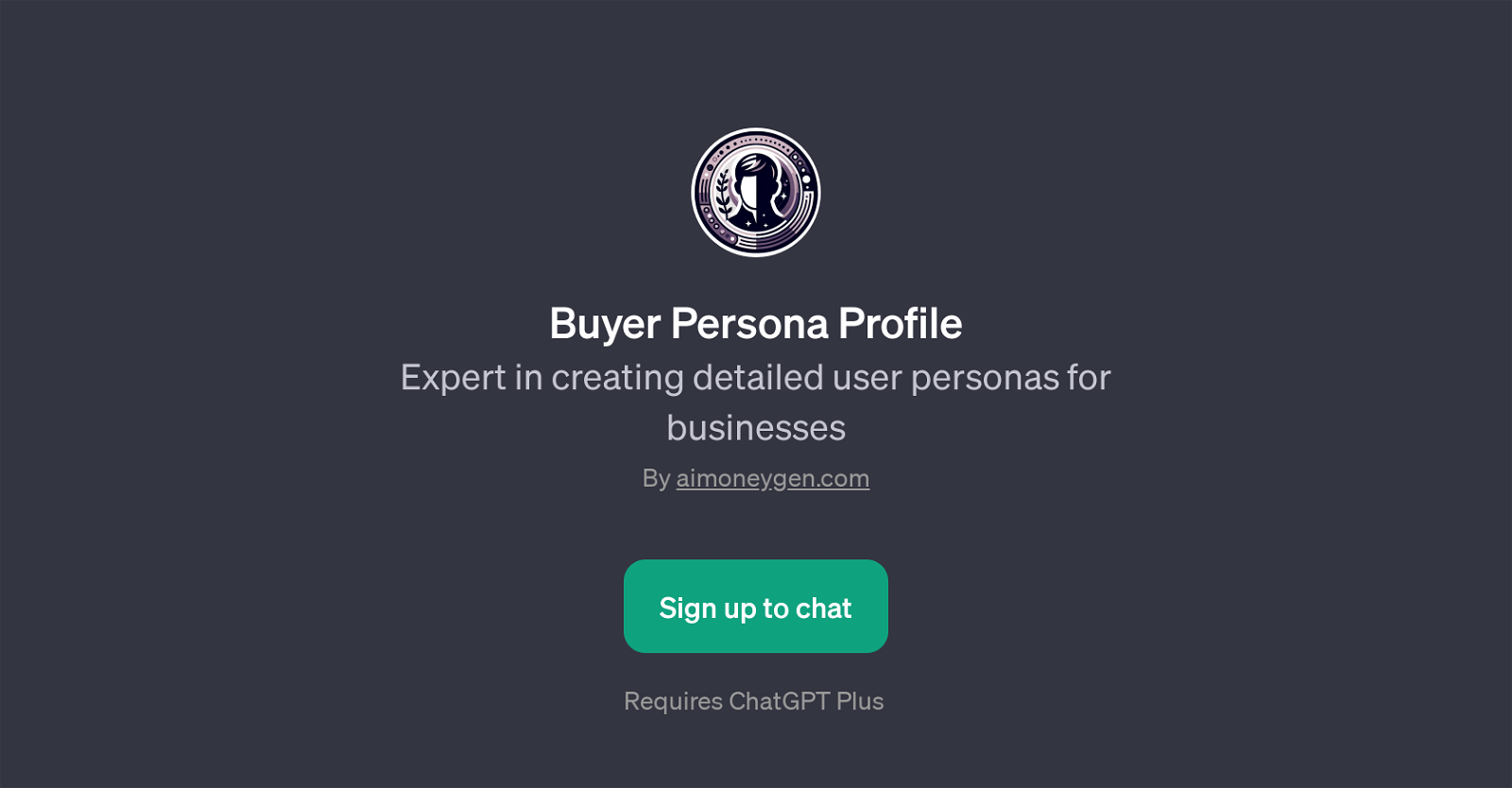 Buyer Persona Profile website