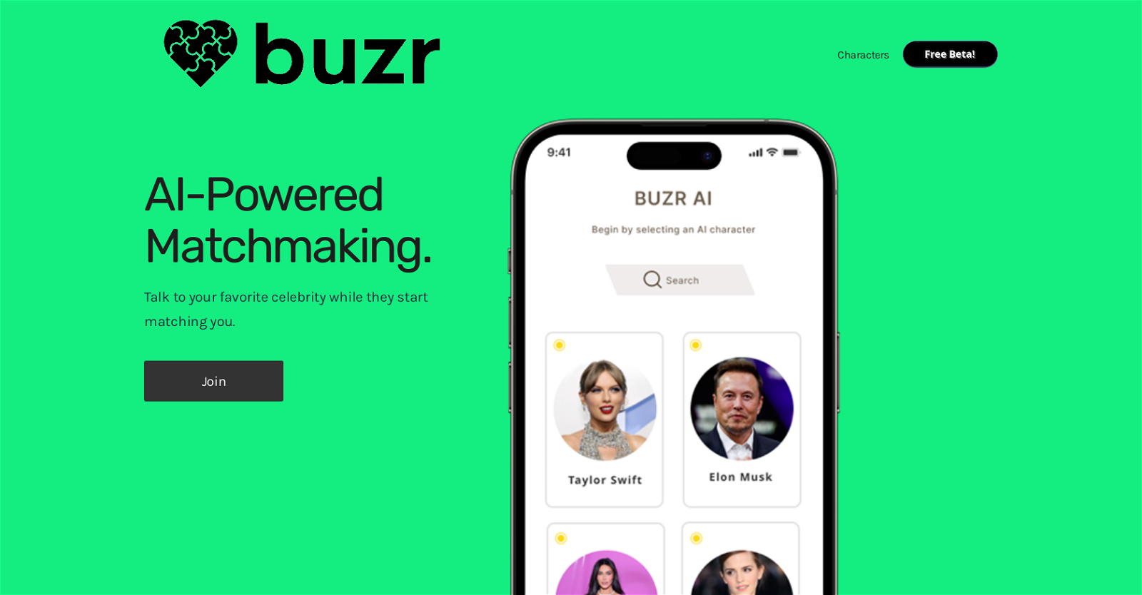 Buzr website