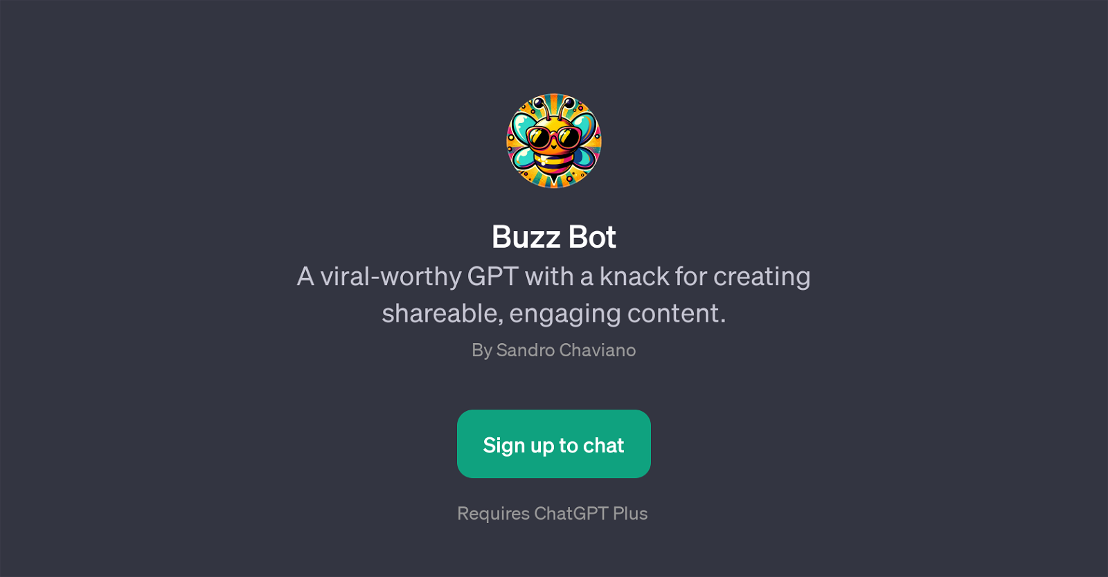 Buzz Bot website