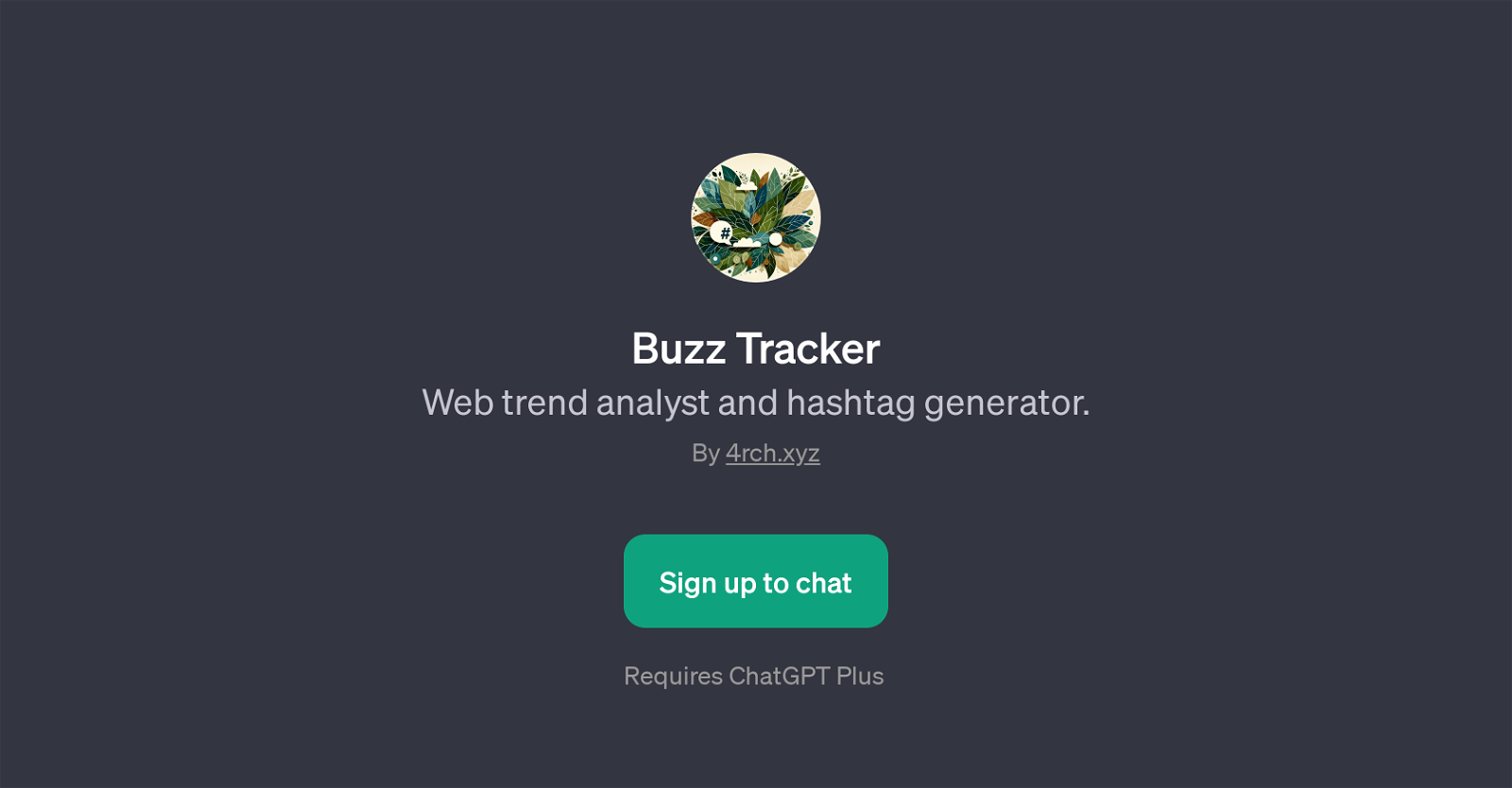 Buzz Tracker website