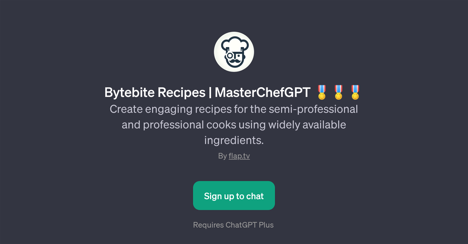 Bytebite Recipes | MasterChefGPT website