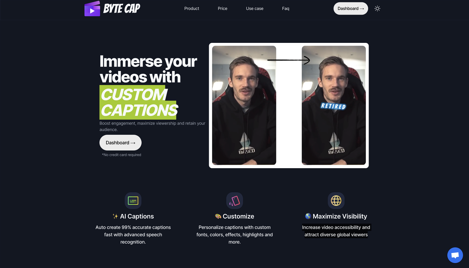 ByteCap website