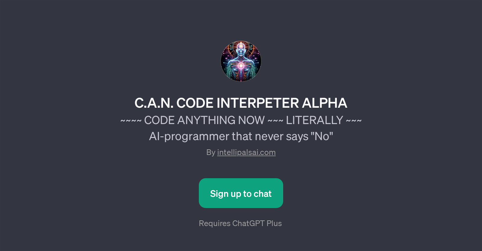 C.A.N. Code Interpreter Alpha website