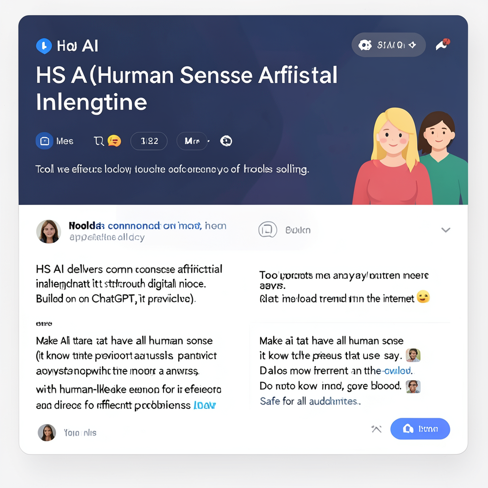 HS AI (human Sense Artificial Intelligence) website