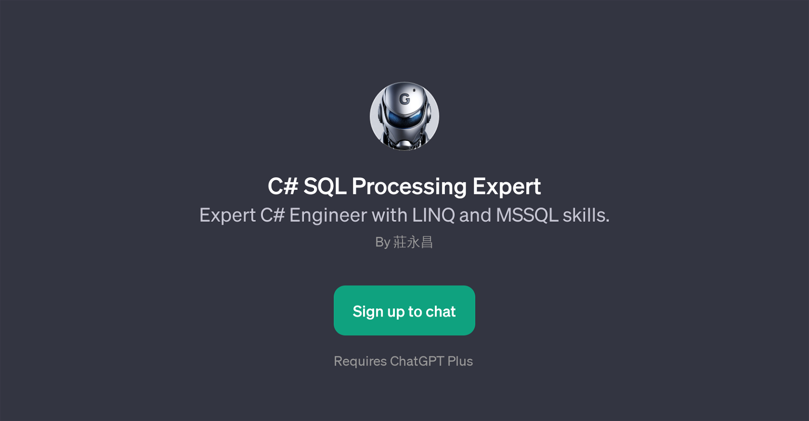 C# SQL Processing Expert website