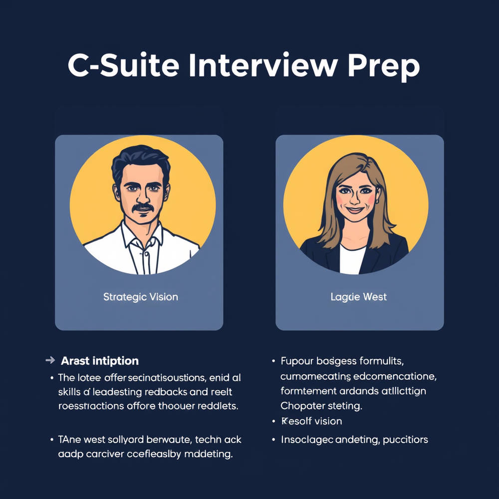 C-Suite Interview Prep website