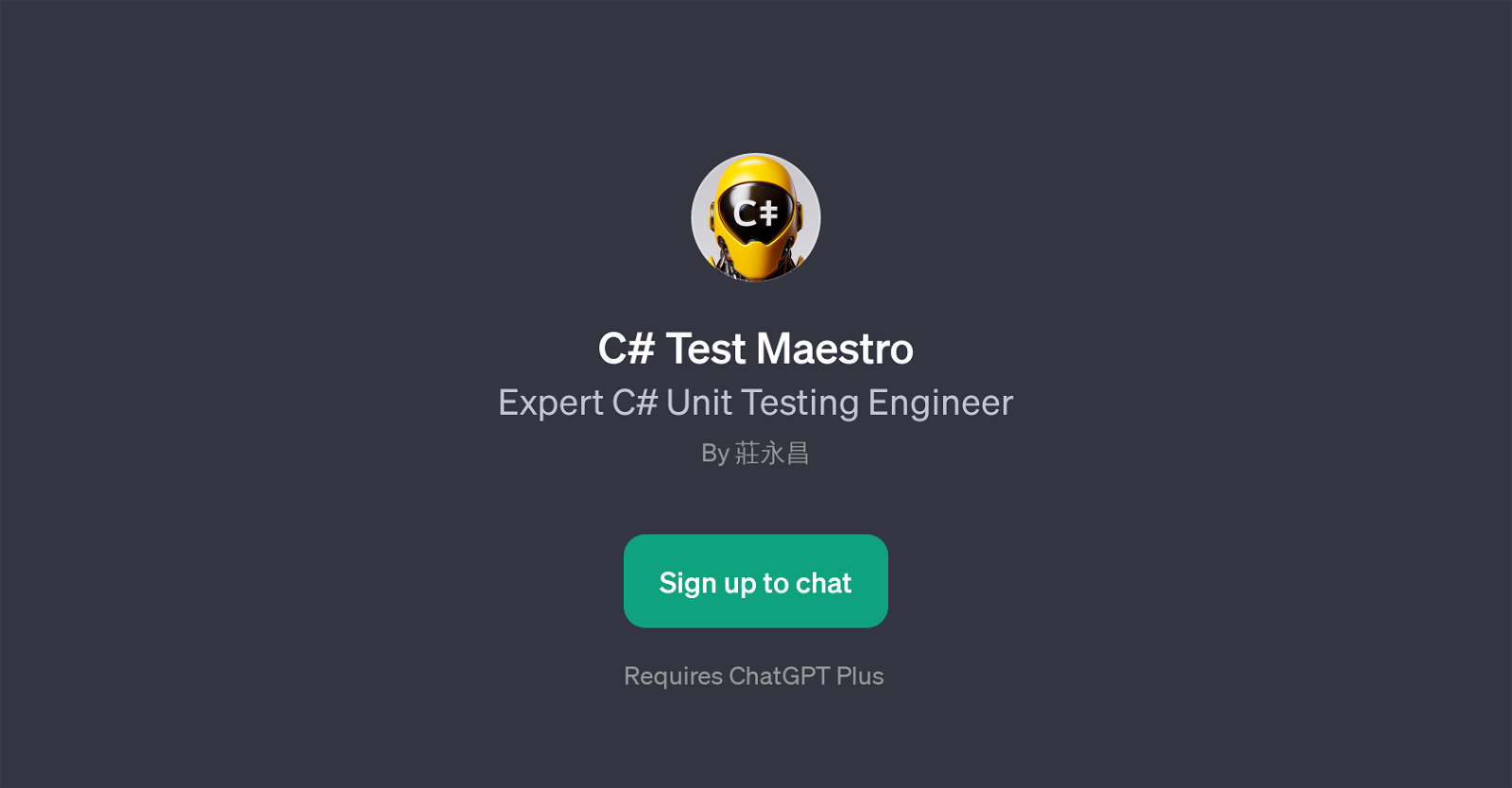 C# Test Maestro website