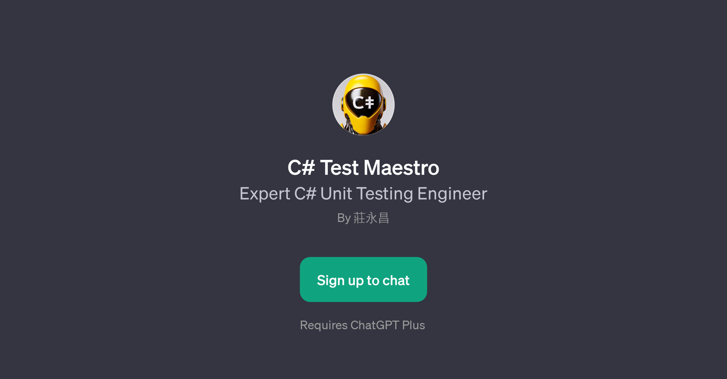 C# Test Maestro website