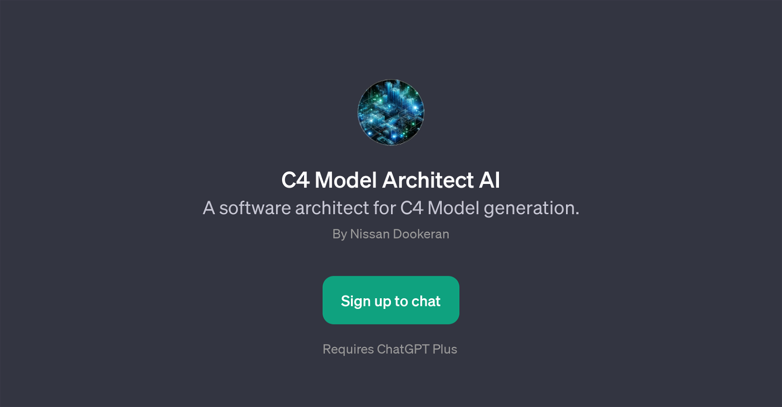 C4 Model Architect AI website
