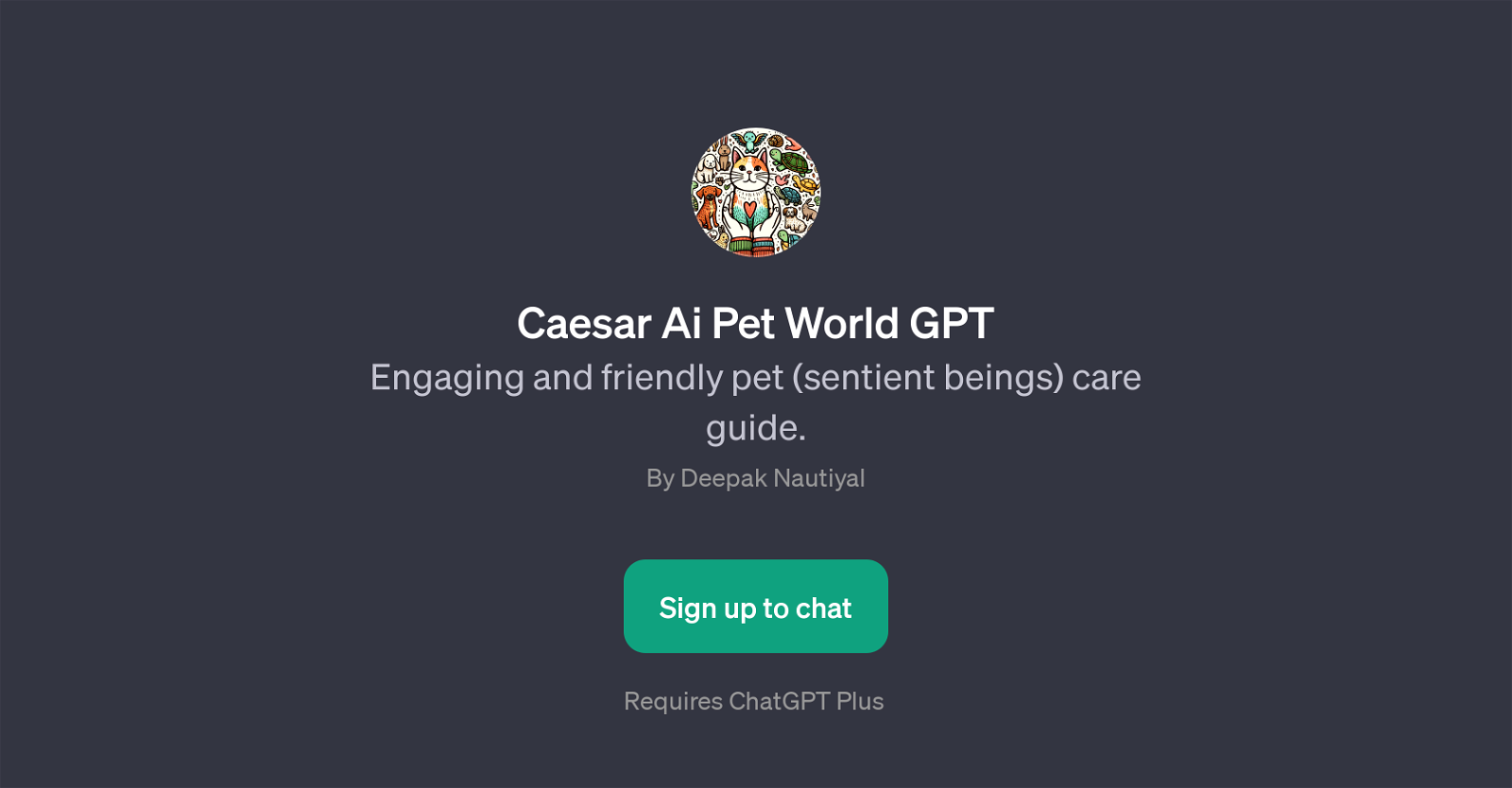 Caesar Ai Pet World GPT website