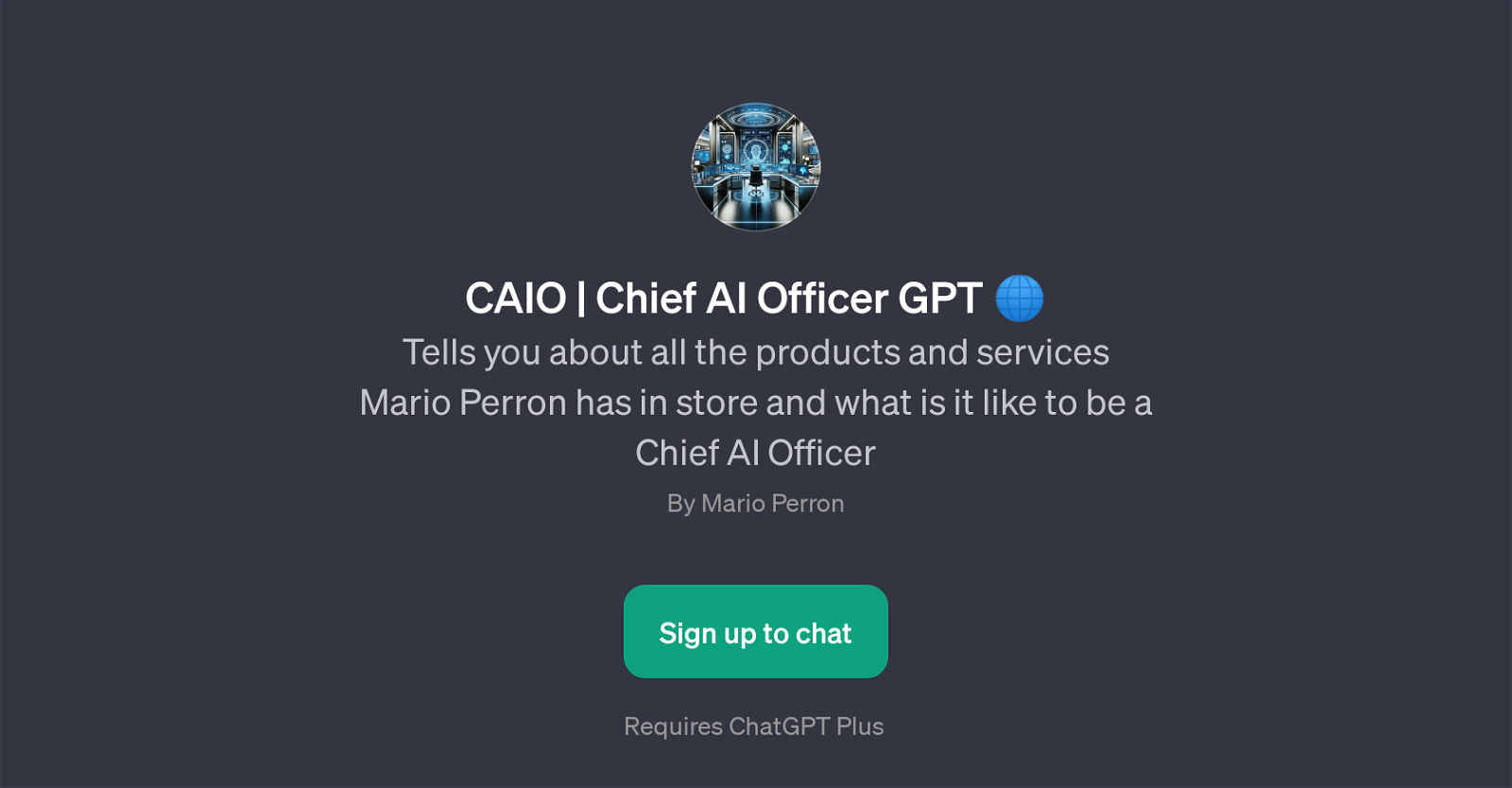 CAIO | Chief AI Officer GPT website