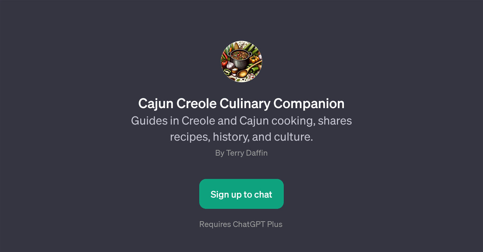 Cajun Creole Culinary Companion website