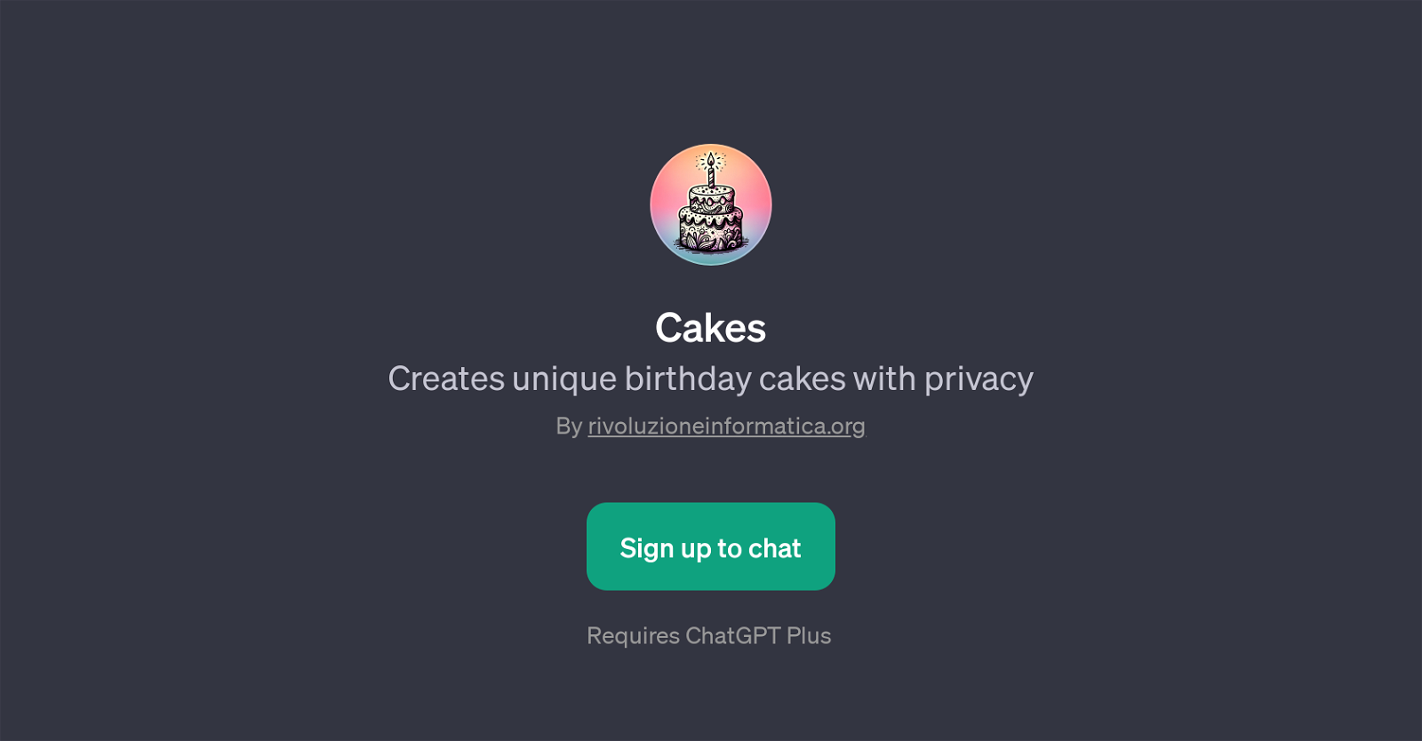 Cakes website