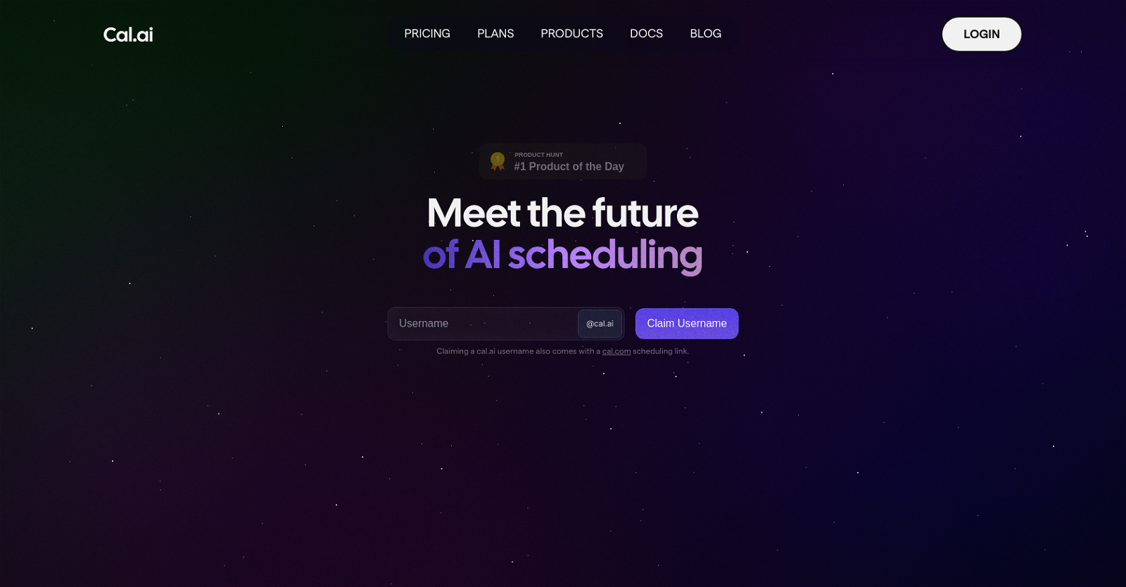 Cal.AI website