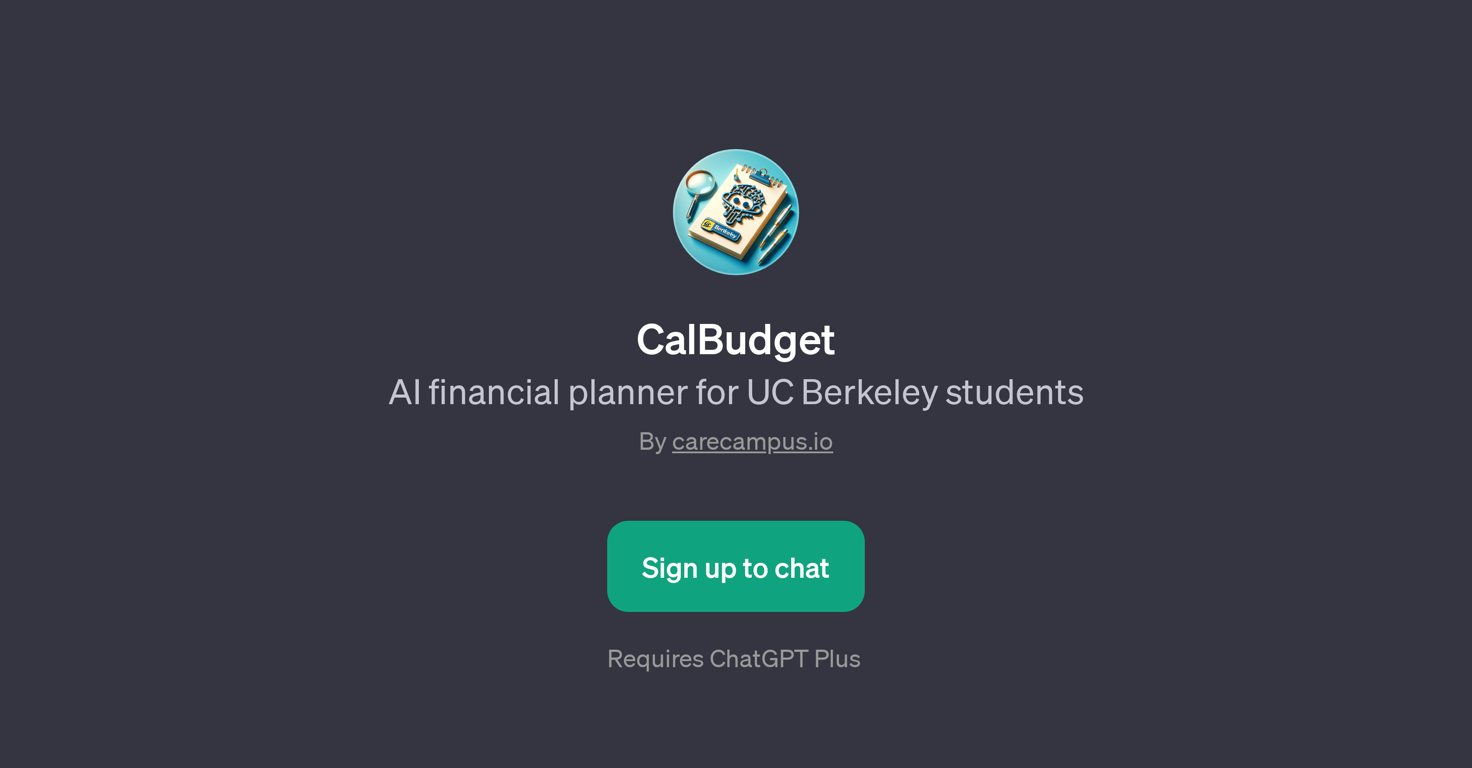 CalBudget website