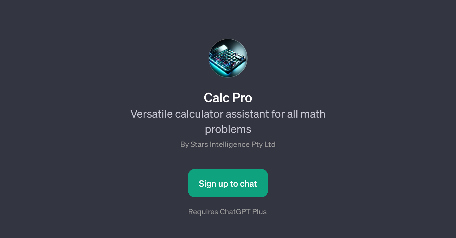 Calc Pro website