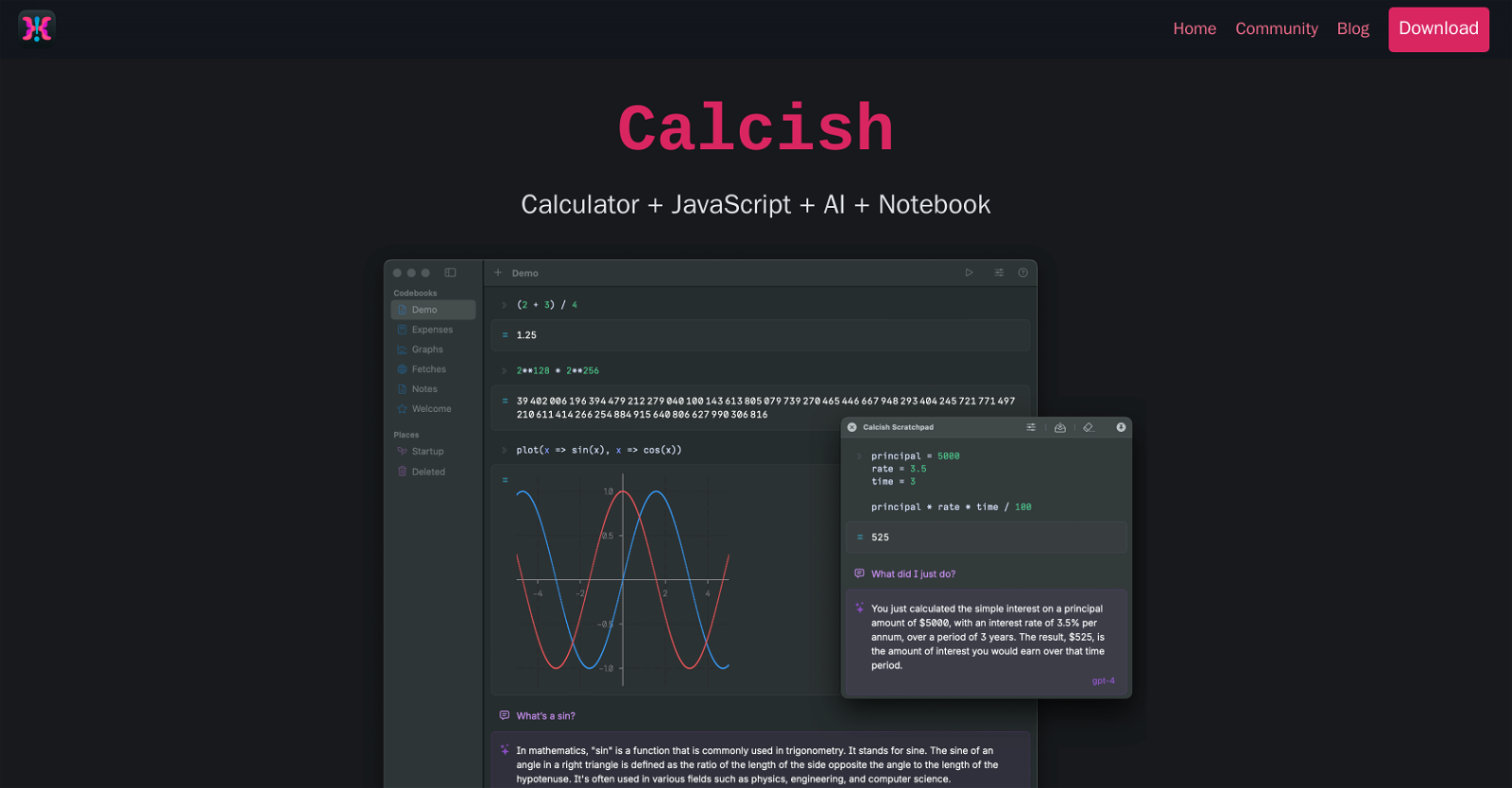 Calcish website