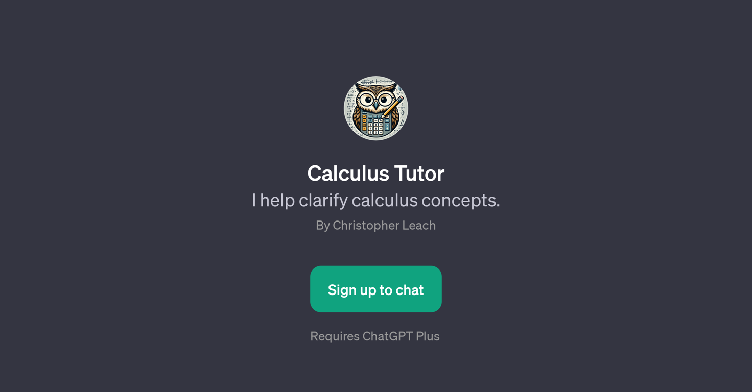 Calculus Tutor website