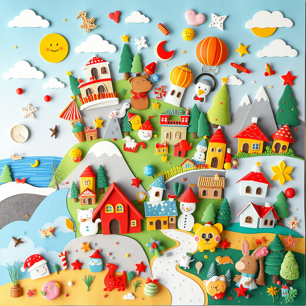 Cartoon Scrapbooking Collage website