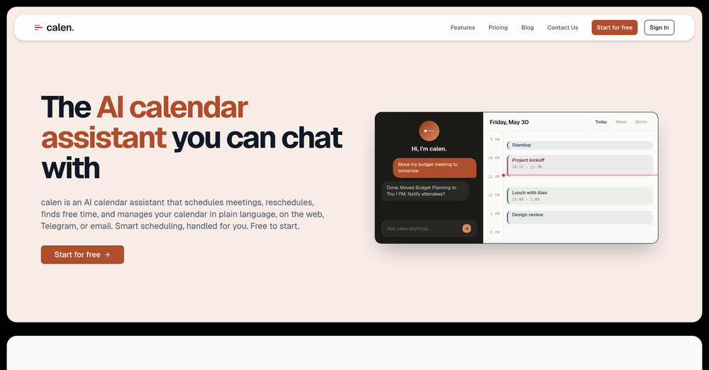 calen website