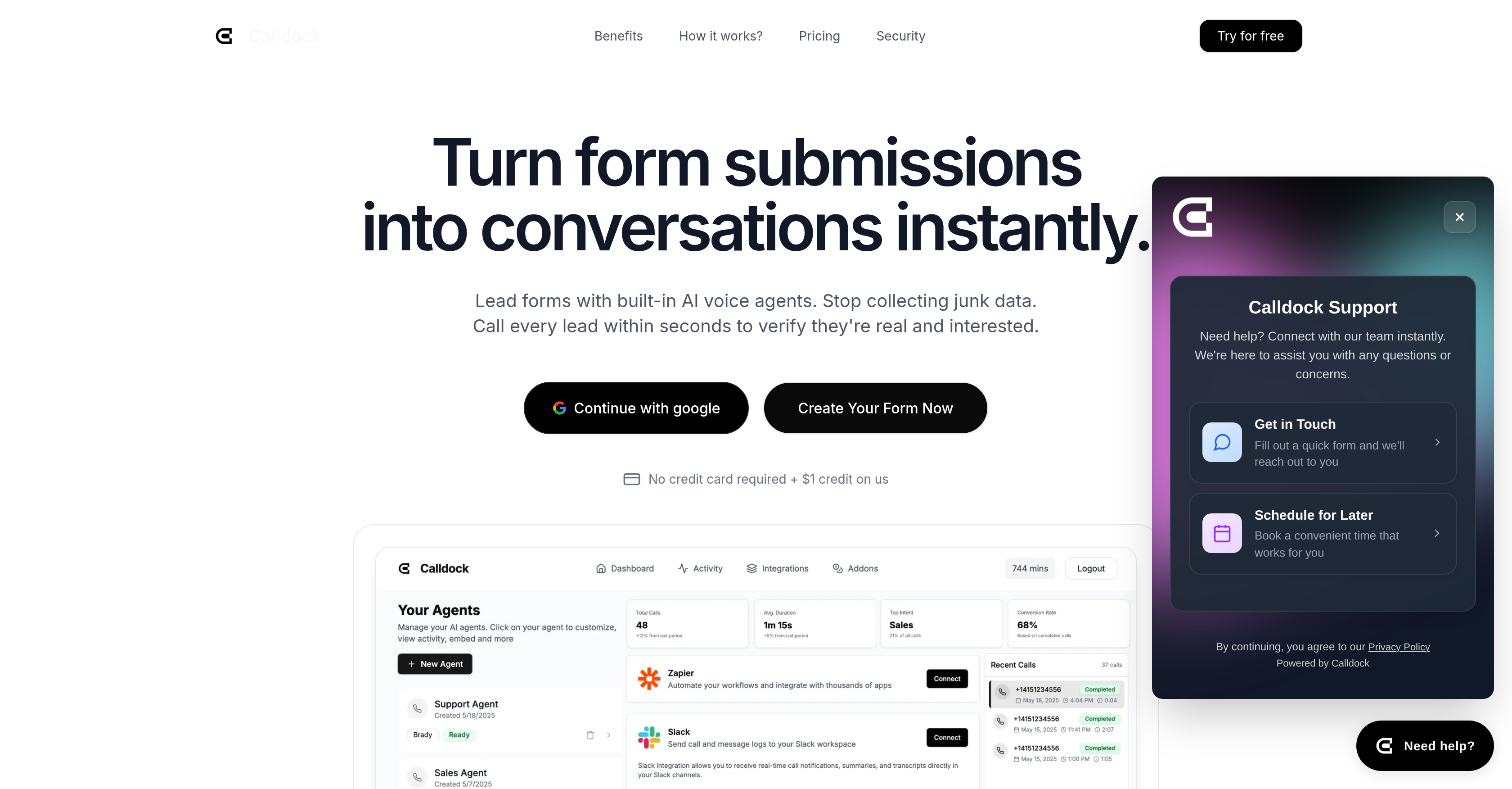 Calldock screenshot 1 Calldock screenshot 1