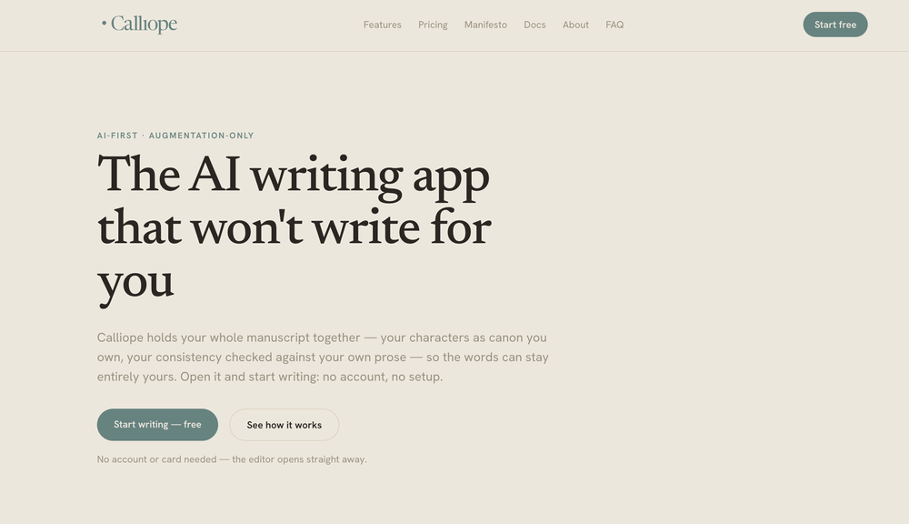 Calliope website
