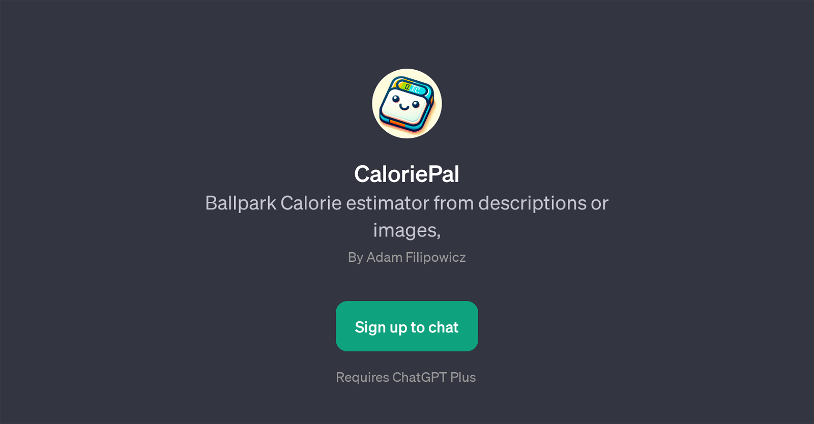 CaloriePal website