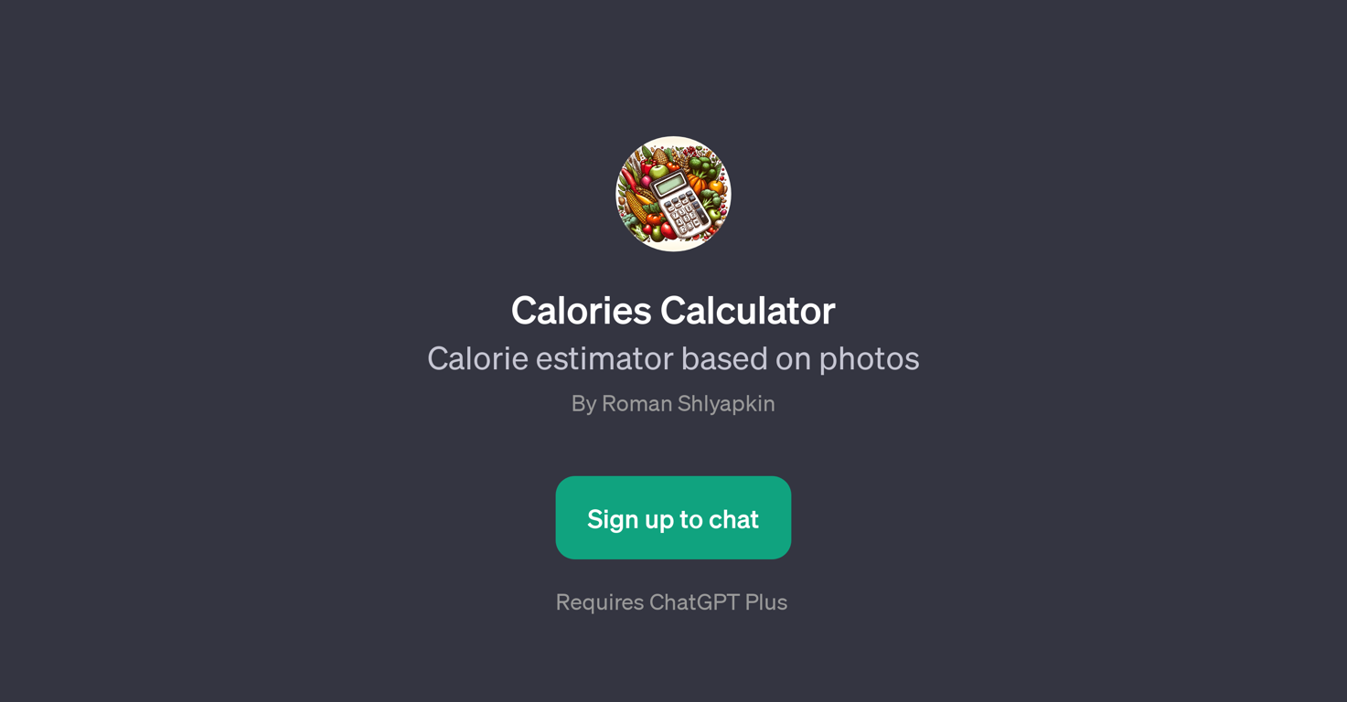 Calories Calculator website