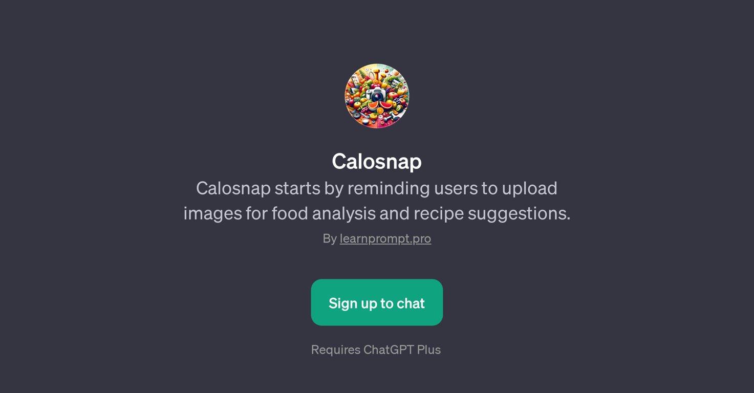 Calosnap website