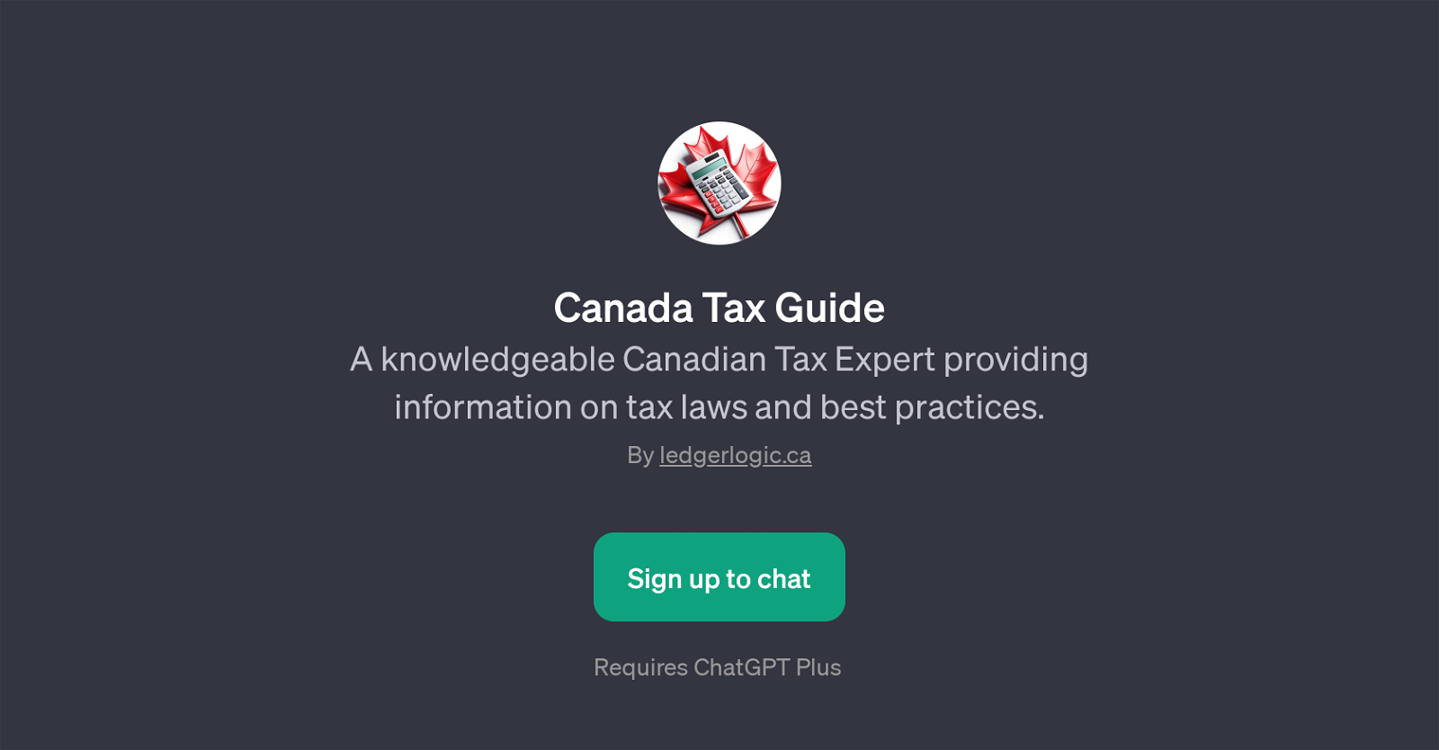 Canada Tax Guide website