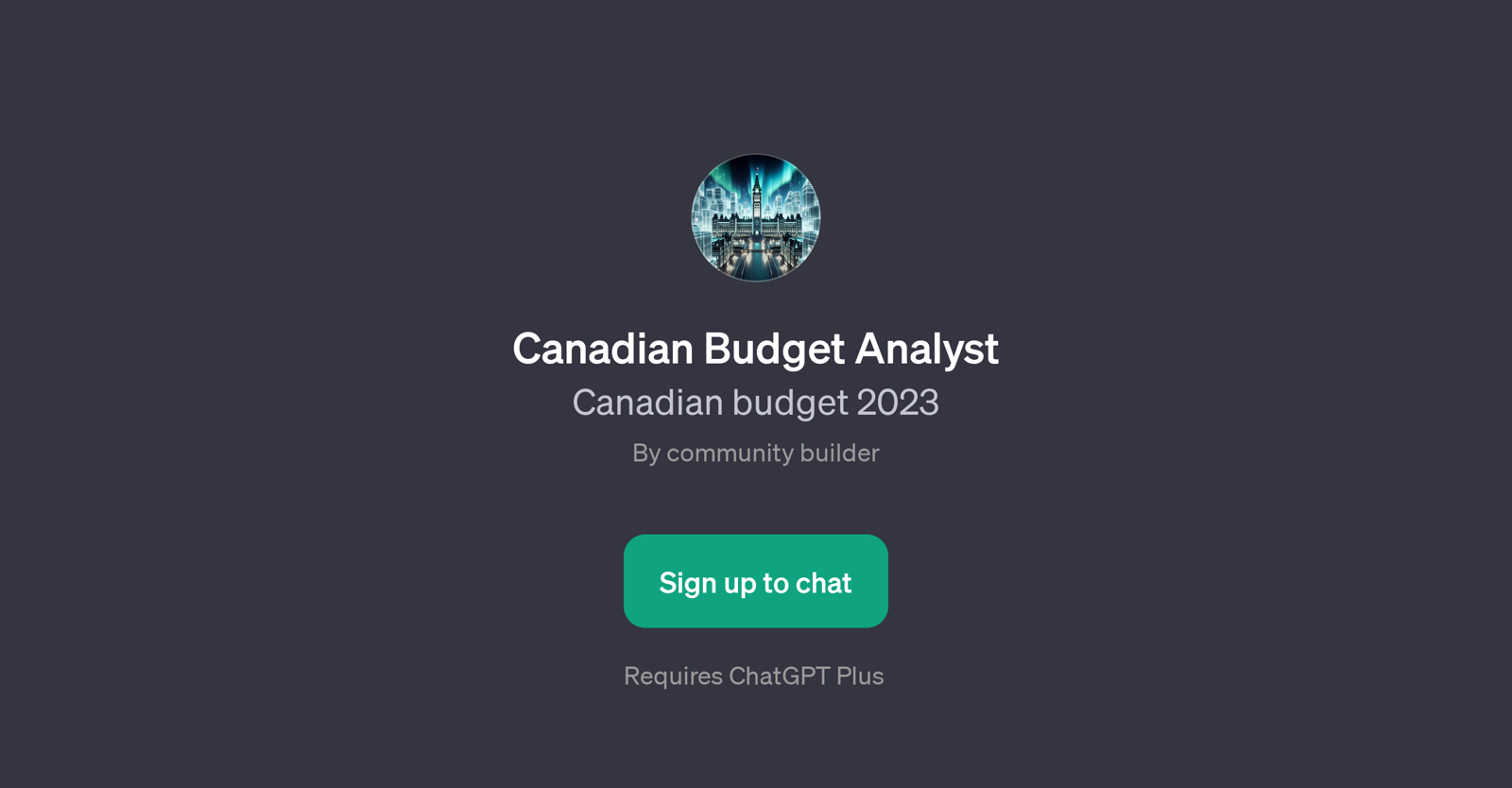 Canadian Budget Analyst website