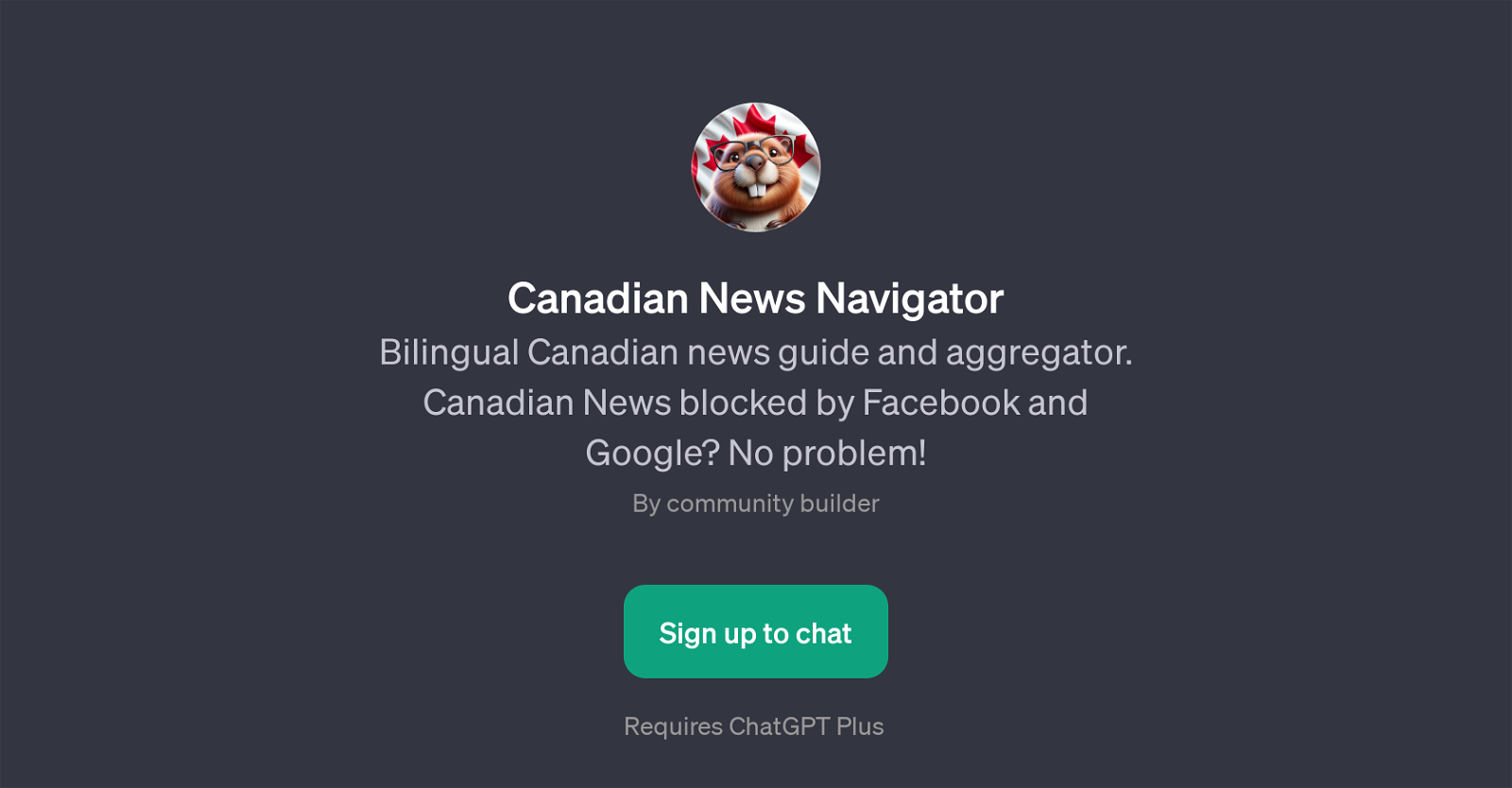 Canadian News Navigator website