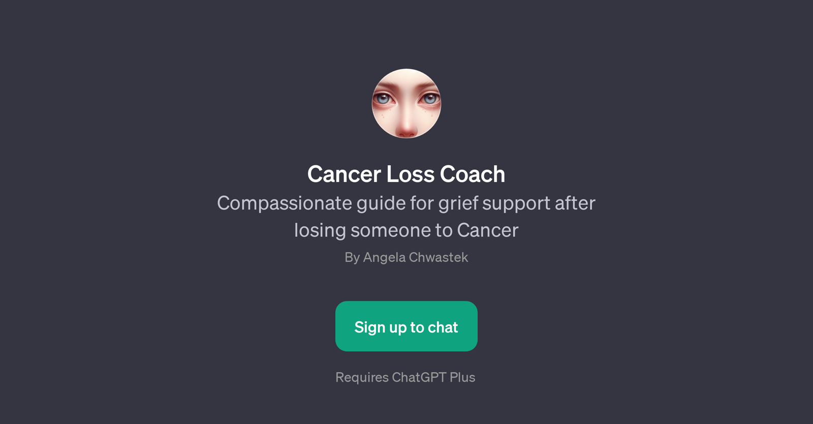 Cancer Loss Coach website