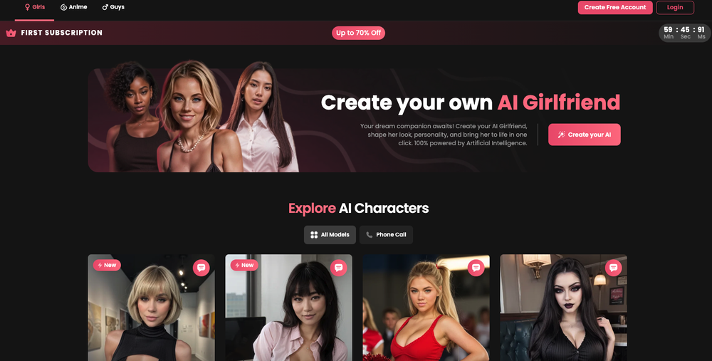 CandyAI website