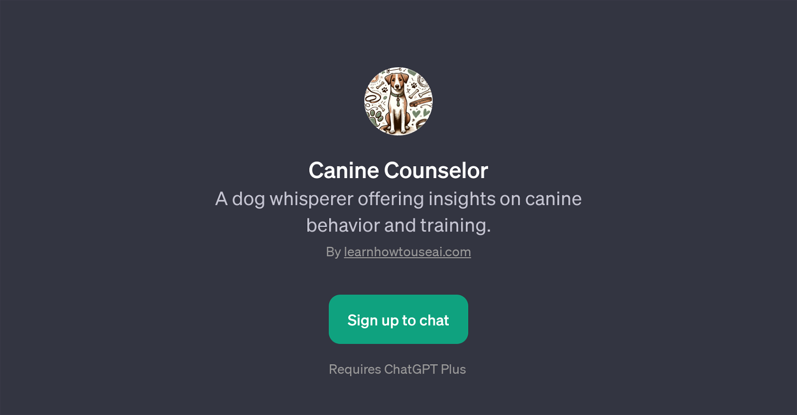 Canine Counselor website
