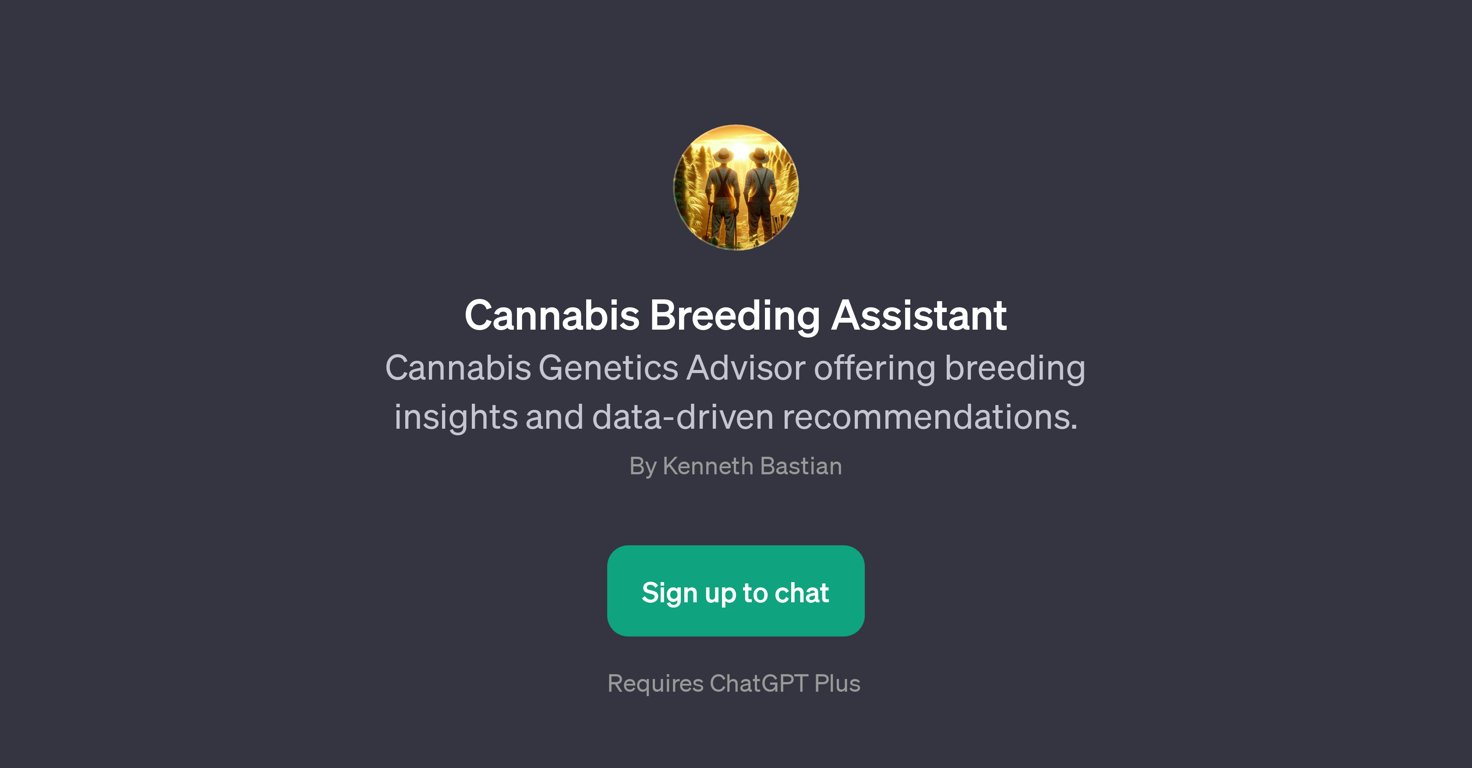 Cannabis Breeding Assistant website