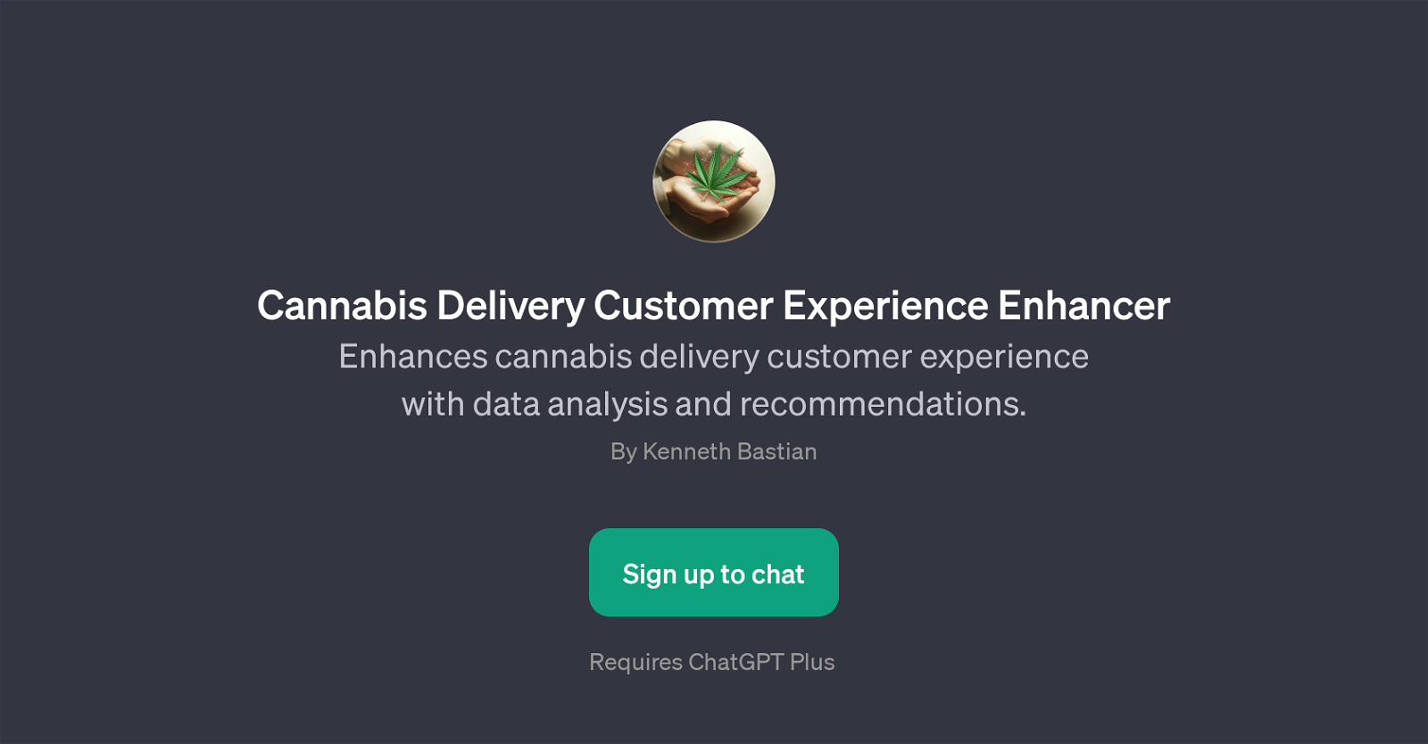 Cannabis Delivery Customer Experience Enhancer website