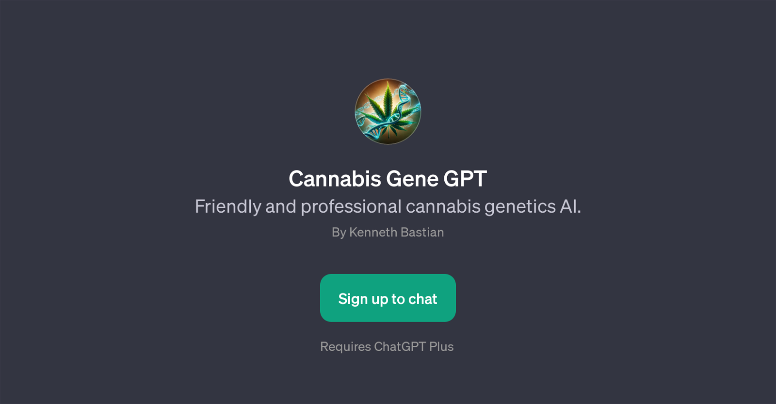 Cannabis Gene GPT website