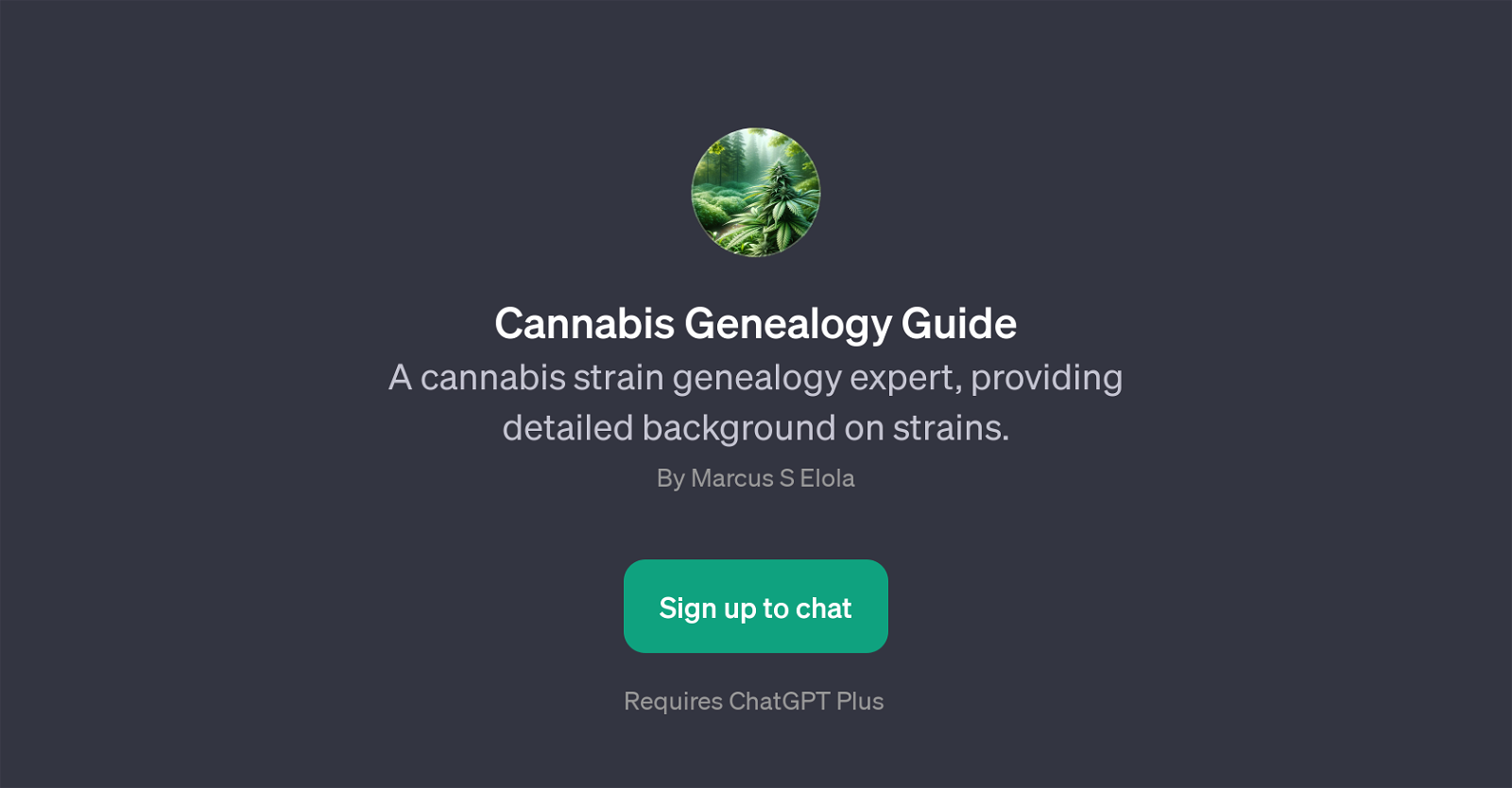 Cannabis Genealogy Guide website