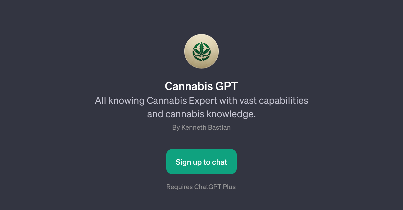 Cannabis GPT website
