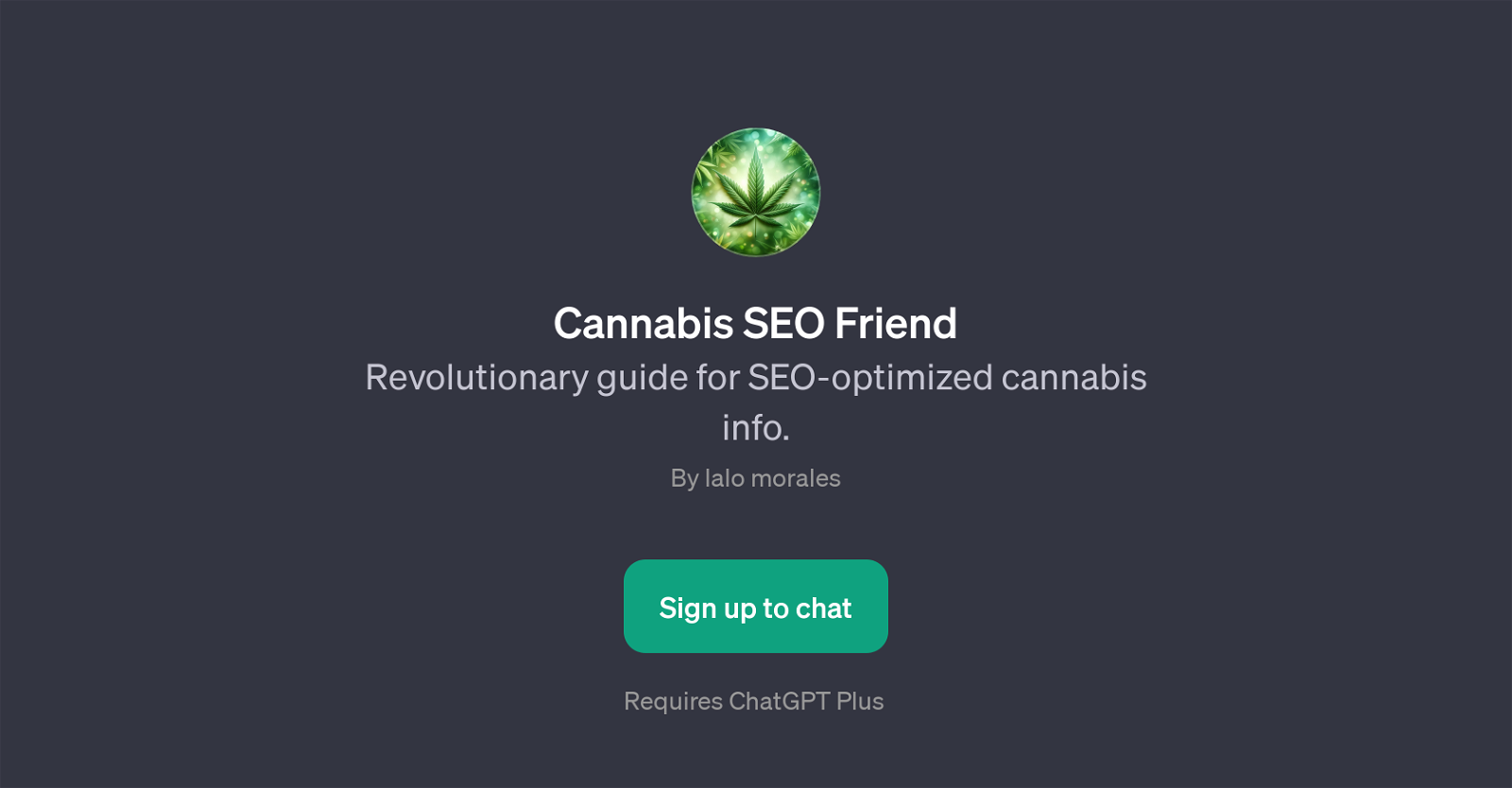 Cannabis SEO Friend website