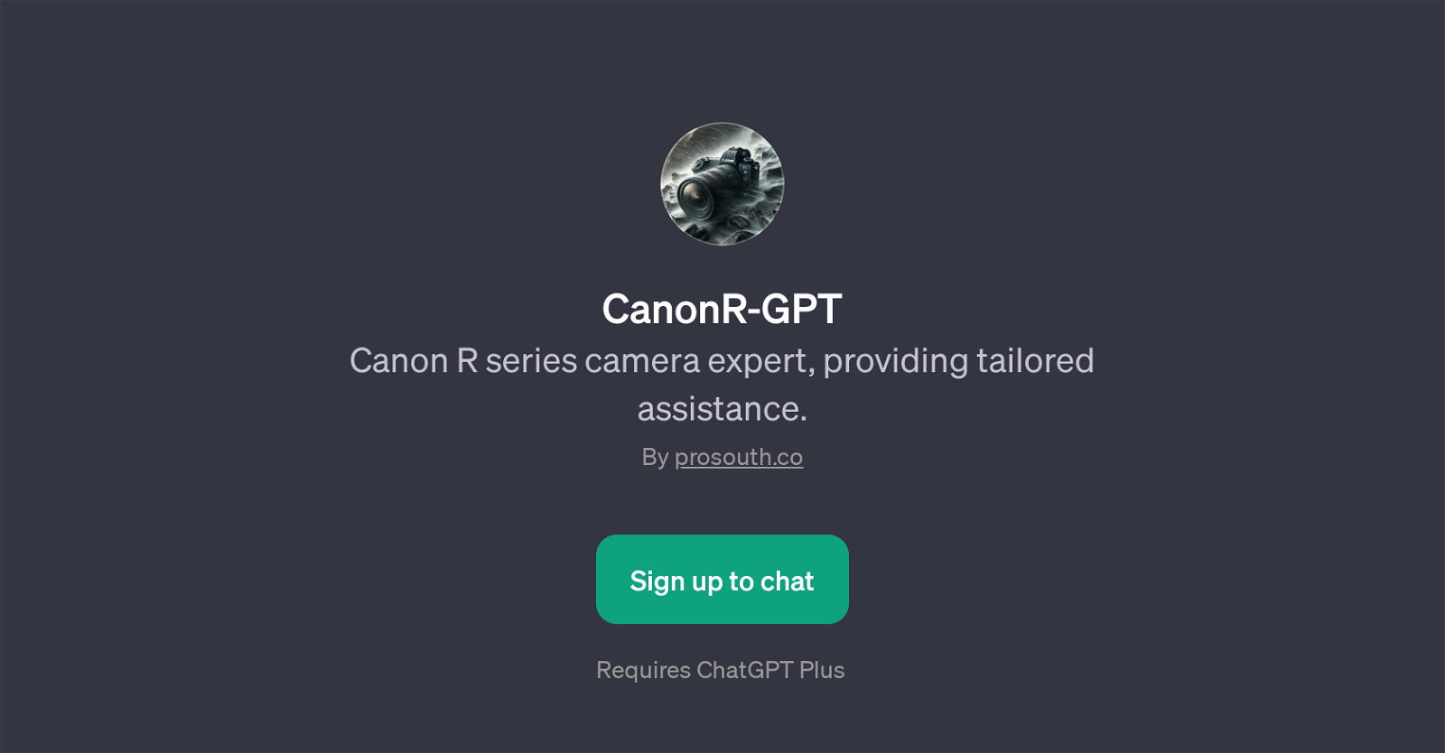 CanonR-GPT website