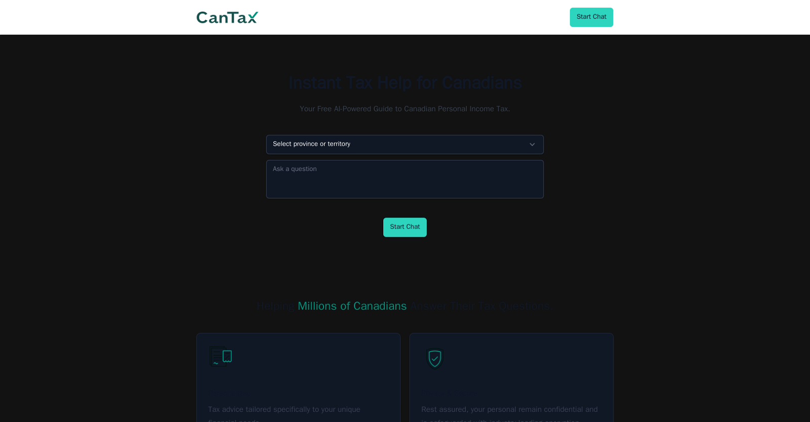 CanTax website