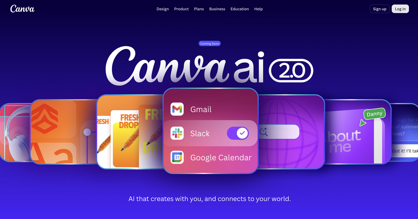 Canva AI website